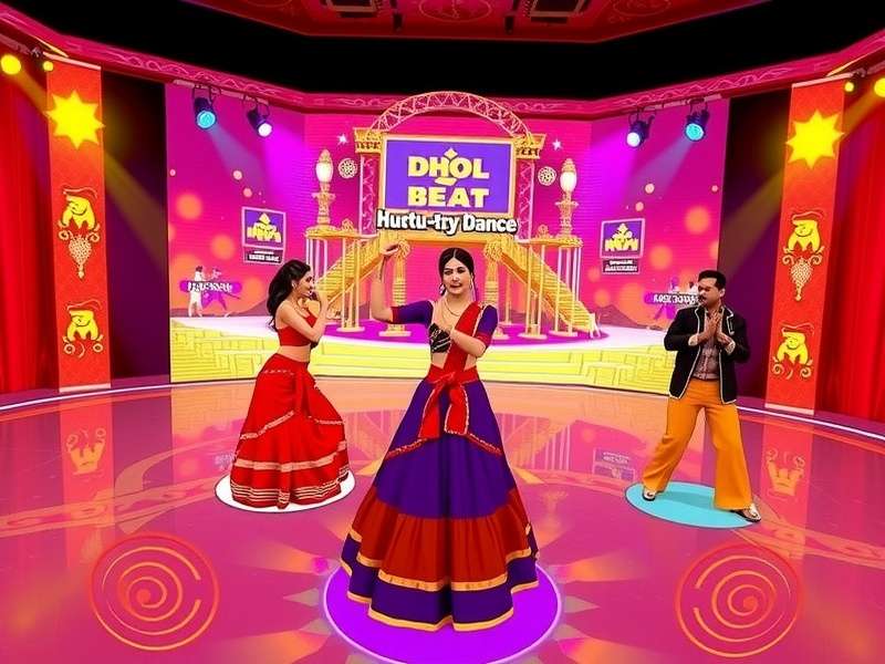 Dhol Beat Dance VR Gameplay Screenshot